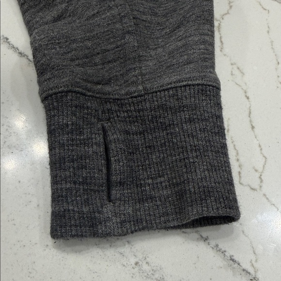 Lululemon Full Zip Mock Huddle and Hustle Jacket Gray Size 12 - Picture 4 of 8